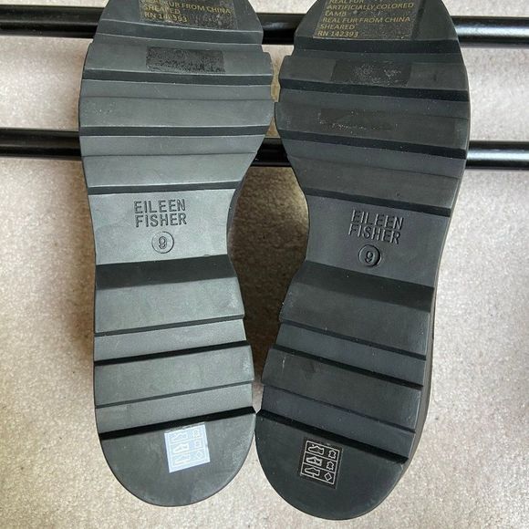 EILEEN FISHER Women Calm Leather Shearling Boots NEW - Picture 8 of 8